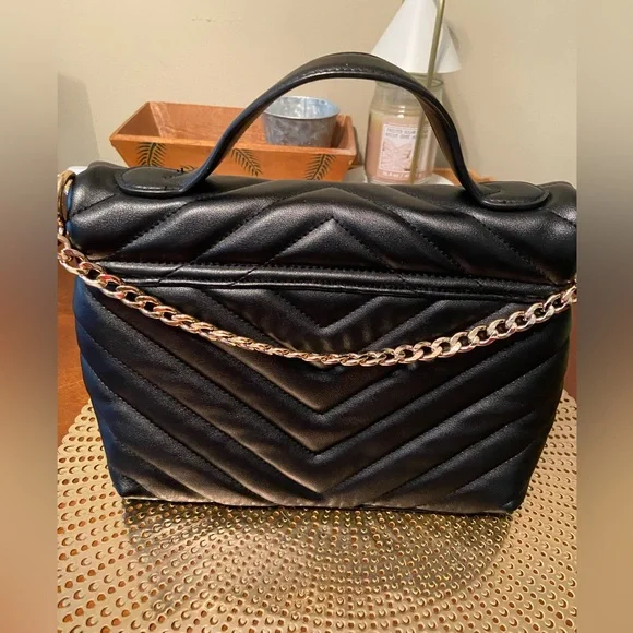 Black Faux Leather Purse - Picture 3 of 7